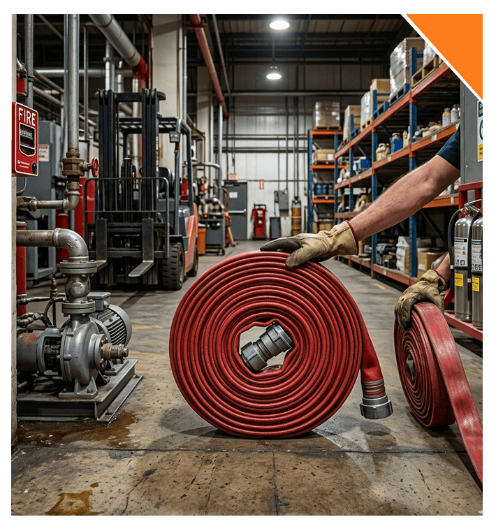 Mangueras contra incendios en Lima